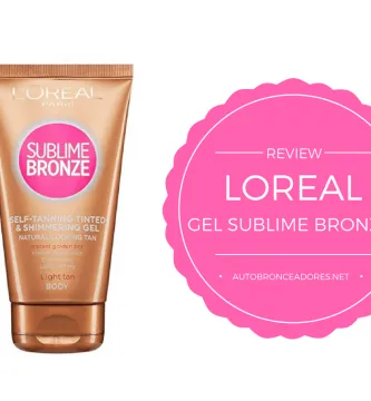 Autobronceador loreal sublime bronze en gel