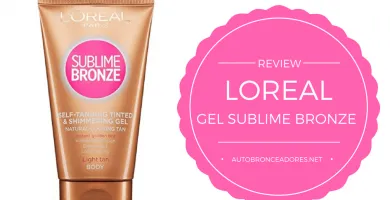 Autobronceador loreal sublime bronze en gel