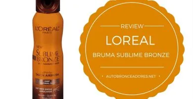 Loreal bruma autobronceadora sublime bronze opiniones