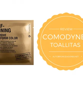 toallitas autobronceadoras Comodynes intense