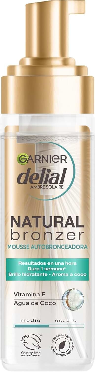 Garnier Delial Natural Bronzer Mousse autobronceadora bestseller