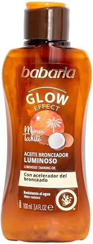 Babaria Glow Aceite Bronceador con Monoï